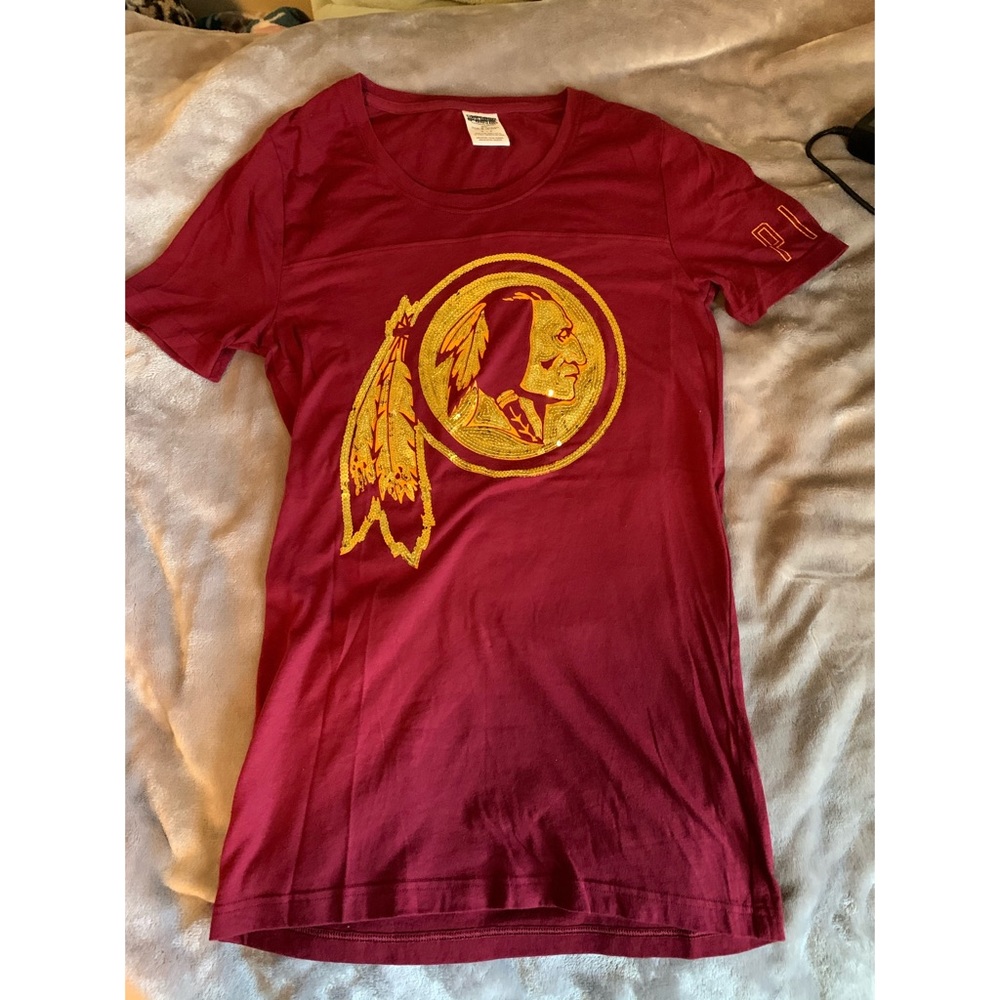 Sequin Washington Redskins Top